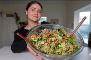 The salad recipe I eat *almost* every single day (and why!)