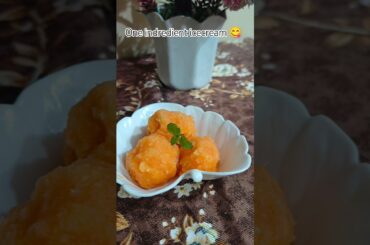 one indredient icecream | orange sorbet # children favourite #food #trending #healthy #recipes