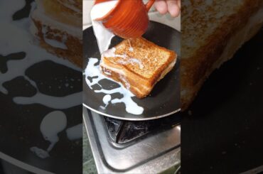 5 Mins viral  Banana Milk Toast  #viral #Shorts #youtubeshorts