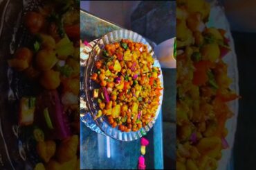Chana Chaat Recipe | #chanachaatrecipe #kalachanachaatrecipe #healthychaat #shorts #healthy salad