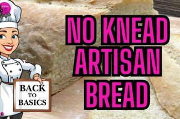 Easy No-Knead Artisan bread Recipe | How To bake bread at home