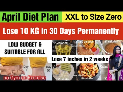How to Lose 10 KG in a month | Weight Loss Diet Plan for April |Sustainable Weight Loss|Kainat Abbas How to Lose 10 KG in a month | Weight Loss Diet Plan for April |Sustainable Weight Loss|Kainat Abbas
