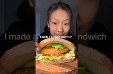 Yum #healthy #sandwich #salmon #food #foodie