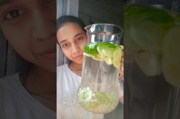 *SIMPLE* Detox Water For Summer | WeightLoss | Clear Skin #shorts #detoxwater #viralshorts #trending