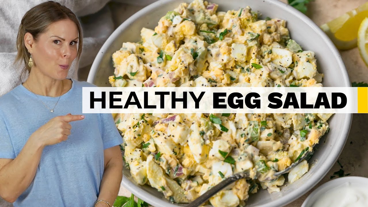 LIGHTENED UP EGG SALAD | healthy recipe with Greek Yogurt (No Mayo!) LIGHTENED UP EGG SALAD | healthy recipe with Greek Yogurt (No Mayo!)