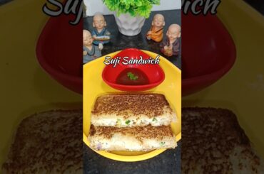 Healthy Suji Sandwich|Quick & Crispy Tiffin Recipe #shorts#kids#tiffin #food#bread#recipe#yt#healthy