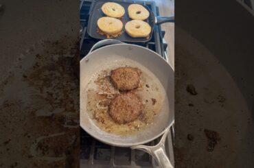 Sourdough Bagel Burger for Dinner