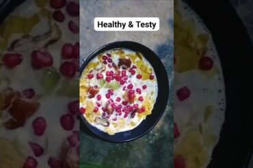 healthy breakfast recipes/weight loss with Kellogg's/How to ready fruits Kellogg's #dietplan #food