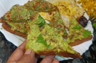Super Food Avocado Toast Recipe | Healthy &  Quack Breakfast Brown Bread Toast Recipe ChefYR Recipe