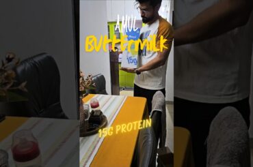 15g High Protein Amul Buttermilk! #amulindia #highprotein