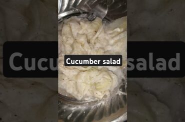 Cucumber salad #salad #trending  #cucumbersalad #healthy #healthyfood