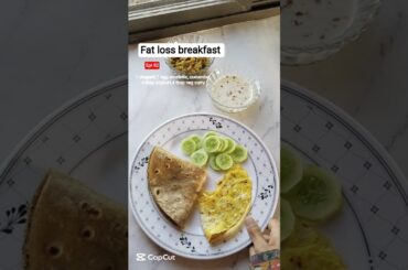 High protein healthy breakfast for weight loss #breakfast #fatloss #weightloss #dietplan #ytshorts