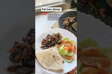 Make a healthy dinner for fat loss #fatloss #dinner #weightloss #ytshorts #hairfall #skincare #diet