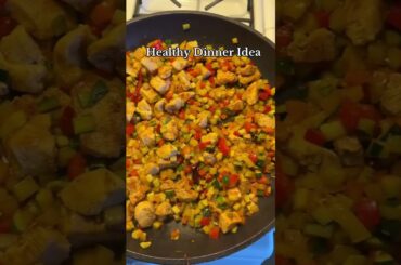 Easy Healthy Dinner Idea with Chicken #healthylifestyle #healthydinner #gymmotivation