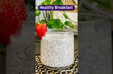 Healthy Breakfast recipe.Chia &oats overnight. #chiaseeds #oats