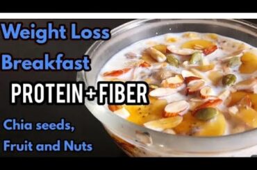 2 minute CHIA SEEDS Weight Loss Healthy Breakfast recipe||