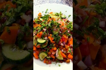 High protein salads recipe, asmr cooking #food #asmr #cheffood #recipe  #streetfood #salad  #protein