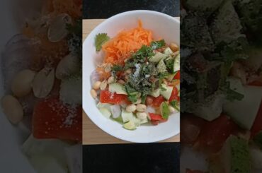 helty breack fast salad recipe #healthy