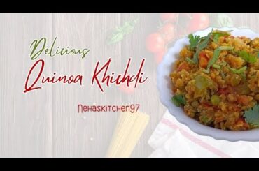 Healthy Quinoa Khichdi Recipe For Weightloss | Healthy Dinner Recipes