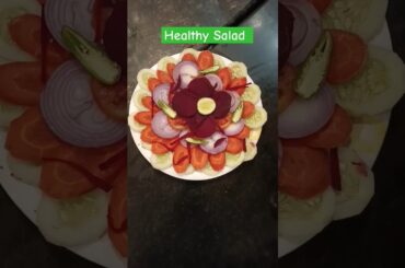 Beautiful Salad Decoration #healthysalad #saladdecoration #recipes #healthyfood #trending #foodlover
