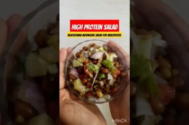 Dr Sivaraman "High protein Blackchana Moong Dal Salad for Weightloss" #protein #saladrecipe #shorts