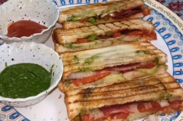 Vegetable toast sandwich recipe |veggie recipe |healthy breakfast |vegan recipe