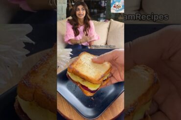 Shilpa Shetty’s Favourite Evening Snacks #shorts #ytshorts #recipe #sandwich #celebrecipe #trending