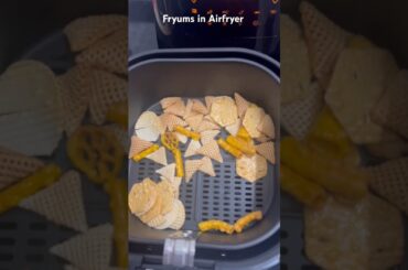 Fryums in Airfryer | Healthy snacks #explore  #viral #airfryerrecipes #chips #youtubeshorts #healthy