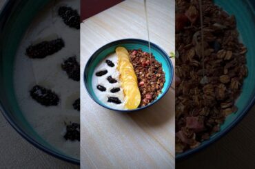 Healthy Breakfast Muesli Recipe #muesli #breakfast #oats #shorts