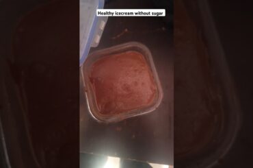 chocolate ice-cream without shugar #shortsfeed #shorts #short #youtubeshorts #recipe #healthy
