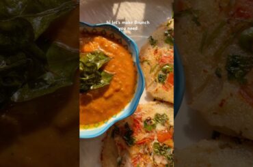 Instant Rava Uttapam | Vegan Breakfast Recipe | Healthy Breakfast Recipe #shorts #breakfast