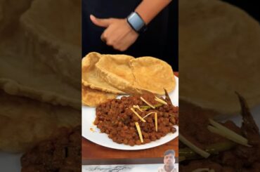 Chana Masala With Puri ASMR #cooking #recipe #foodie #food