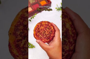 Bun Dosa | Healthy Breakfast Recipes #shorts #recipe #food #breakfast