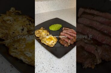 Let’s Cook #subscribe #cooking #yt #viralvideo #shorts #yummy #steak #eggs #dinner #healthy #eating