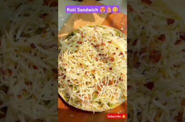 Roti sandwich | sandwich recipe | #shorts #indian #garmi