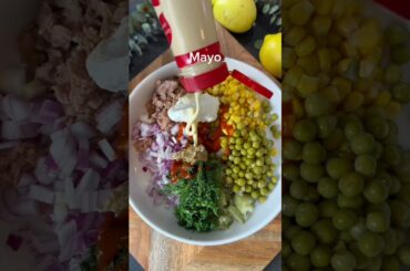 Healthy Tuna Salad Recipe | Quick & Protein-Packed with Greek Yogurt & Veggies #tunasalad #recipe