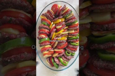 1 hour lebanese meal prep! #healthyrecipes #fitness #healthyrecipesshorts #mealprep