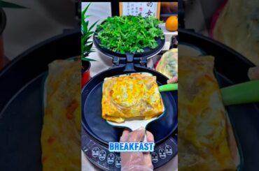 5-Minute Egg Pancake Recipe | Easy Breakfast Idea | Healthy & Quick Breakfast for Busy Mornings #yt