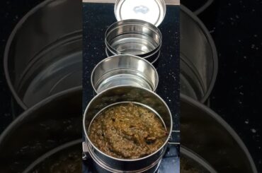 Today's simple and healthy lunch box menu #shorts #lunch #araikeeraikadaiyal #ivygourdcurry #food