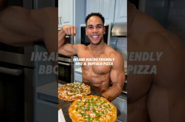 2 Chicken Crust Pizzas You’ll Want Every Week Buffalo + BBQ #healthyrecipes #highprotein #mealprep