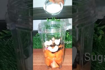 papaya milk shake #tasty #yummy #healthy #recipe
