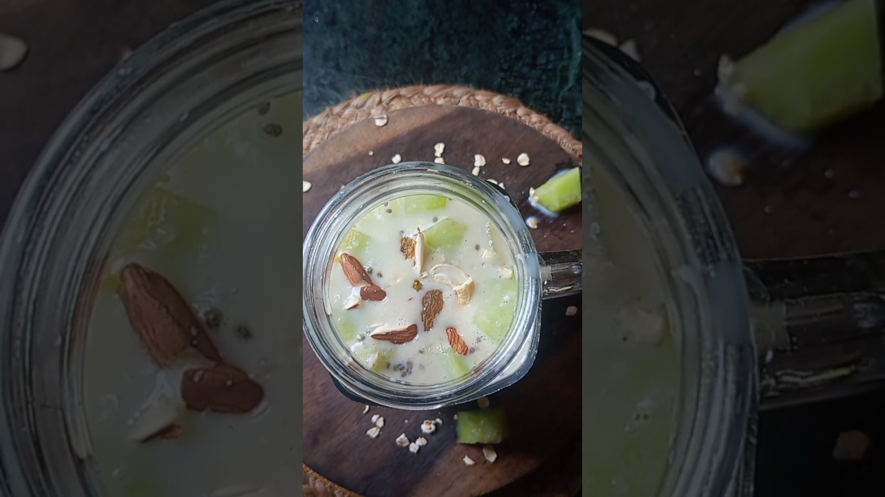 Episode-2 Oats Muskmelon Smoothie #recipe#easyrecipe#muskmelon#oats #healthy#shorts#asmr#dadsbakery Episode-2 Oats Muskmelon Smoothie #recipe#easyrecipe#muskmelon#oats #healthy#shorts#asmr#dadsbakery