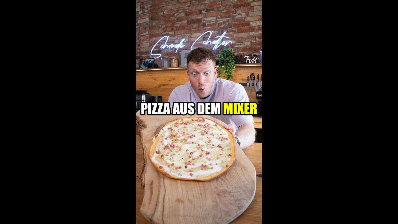 Flammkuchen aus dem Mixer! #gesunderezepte #kartoffeln #flammkuchen Flammkuchen aus dem Mixer! #gesunderezepte #kartoffeln #flammkuchen