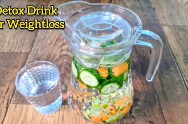 Detox Drink | Healthy Detox Drink For Weightloss | Detox Drink Recipe |Weightloss Detox Water #detox