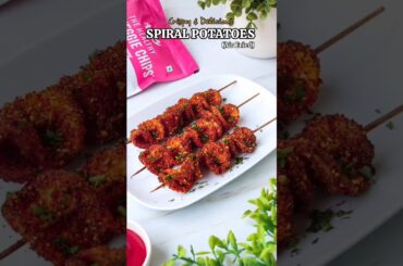 Spiral Potatoes | Potato Snack #recipe #food #potatorecipe #shorts