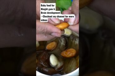 Baby food for Weight gain &  Brain development @PriyaVantalu