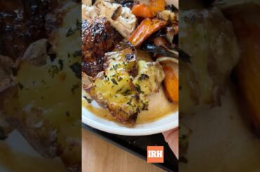 Crispy Garlic Herb Smashed Potatoes #recipe #delicious #healthy #popular