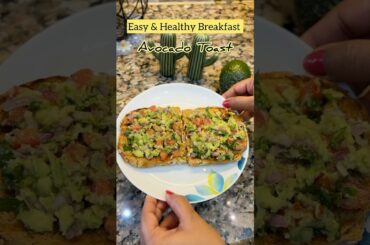 Avocado Toast Indian Style | Easy and healthy breakfast recipe #shorts #avocado #recipe #breakfast