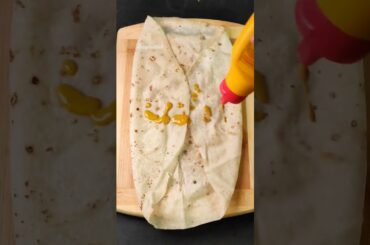 Butter egg healthy Mustard Wrap #shortsvideo