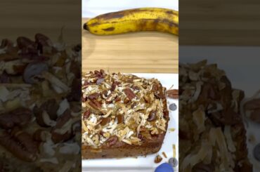Healthy Oatmeal Almond Banana Bread/No Flour, No Refined-sugar#glutenfree #healthy